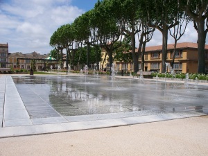 Not wine fountains, Square Gambetta, Carcassonne