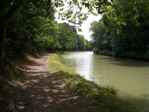 Gentle curve of the Canal-du-Midi