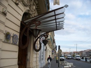 Entrance to the Grand Hotel